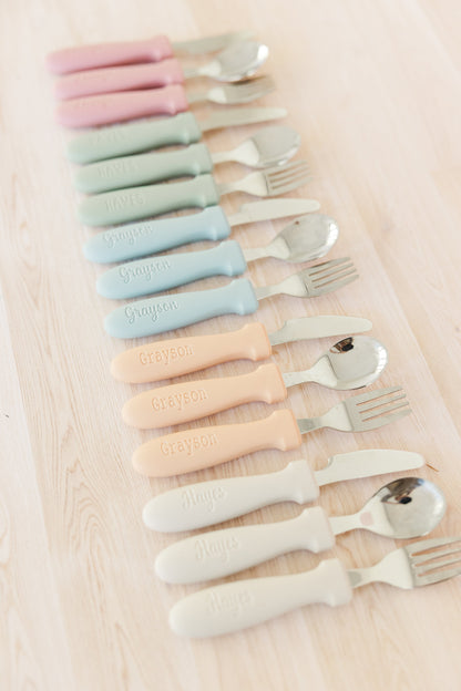 Personalized Toddler Utensils (set of 3)