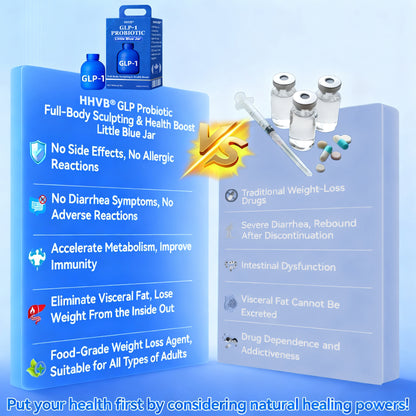 𝐻𝐶✅𝐎𝐟𝐟𝐢𝐜𝐢𝐚𝗜𝗜𝐲 𝐀𝐮𝐭𝐡𝐨𝐫𝐢𝐬𝐞𝐝 𝐄𝐱𝐜𝐥𝐮𝐬𝐢𝐯𝐞 𝐄𝐝𝐢𝐭𝐢𝐨𝐧 | 𝐻𝐻𝑉𝐵® 𝐆 𝗟 𝐏-𝟏 𝐏𝐫𝗼𝐛𝒊𝗼𝐭𝒊𝐜 𝐅𝐮𝗹𝗹-𝐁𝗼𝐝𝐲 𝐒𝐜𝐮𝗹𝐩𝐭𝐢𝐧𝐠 & 𝐇𝐞𝐚𝐥𝐭𝐡 𝐁𝗼𝗼𝐬𝐭 𝐋𝒊𝐭𝐭𝗹𝐞 𝐁𝗹𝐮𝐞 𝐉𝒂𝐫~Activate GLP-1 naturally and lose weight the easy way~Not just weight loss, but a full metabolic upgrade