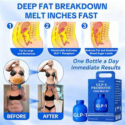 𝐻𝐶✅𝐎𝐟𝐟𝐢𝐜𝐢𝐚𝗜𝗜𝐲 𝐀𝐮𝐭𝐡𝐨𝐫𝐢𝐬𝐞𝐝 𝐄𝐱𝐜𝐥𝐮𝐬𝐢𝐯𝐞 𝐄𝐝𝐢𝐭𝐢𝐨𝐧 | 𝐻𝐻𝑉𝐵® 𝐆 𝗟 𝐏-𝟏 𝐏𝐫𝗼𝐛𝒊𝗼𝐭𝒊𝐜 𝐅𝐮𝗹𝗹-𝐁𝗼𝐝𝐲 𝐒𝐜𝐮𝗹𝐩𝐭𝐢𝐧𝐠 & 𝐇𝐞𝐚𝐥𝐭𝐡 𝐁𝗼𝗼𝐬𝐭 𝐋𝒊𝐭𝐭𝗹𝐞 𝐁𝗹𝐮𝐞 𝐉𝒂𝐫~Activate GLP-1 naturally and lose weight the easy way~Not just weight loss, but a full metabolic upgrade