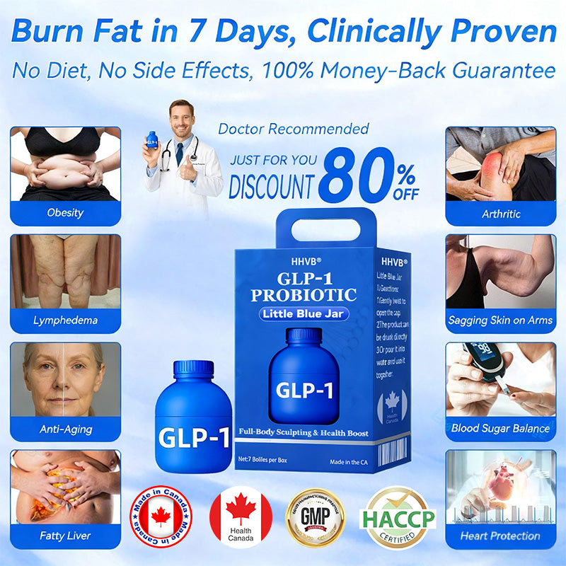 𝐻𝐶✅𝐎𝐟𝐟𝐢𝐜𝐢𝐚𝗜𝗜𝐲 𝐀𝐮𝐭𝐡𝐨𝐫𝐢𝐬𝐞𝐝 𝐄𝐱𝐜𝐥𝐮𝐬𝐢𝐯𝐞 𝐄𝐝𝐢𝐭𝐢𝐨𝐧 | 𝐻𝐻𝑉𝐵® 𝐆 𝗟 𝐏-𝟏 𝐏𝐫𝗼𝐛𝒊𝗼𝐭𝒊𝐜 𝐅𝐮𝗹𝗹-𝐁𝗼𝐝𝐲 𝐒𝐜𝐮𝗹𝐩𝐭𝐢𝐧𝐠 & 𝐇𝐞𝐚𝐥𝐭𝐡 𝐁𝗼𝗼𝐬𝐭 𝐋𝒊𝐭𝐭𝗹𝐞 𝐁𝗹𝐮𝐞 𝐉𝒂𝐫~Activate GLP-1 naturally and lose weight the easy way~Not just weight loss, but a full metabolic upgrade