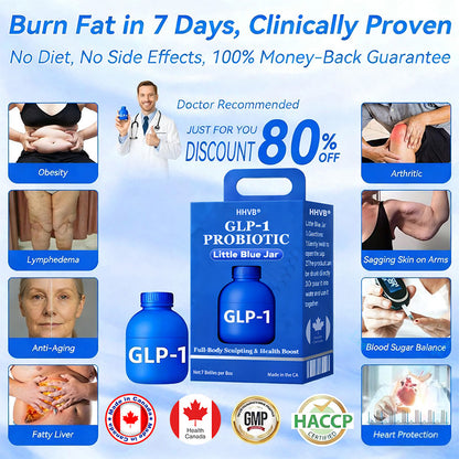 𝐻𝐶✅𝐎𝐟𝐟𝐢𝐜𝐢𝐚𝗜𝗜𝐲 𝐀𝐮𝐭𝐡𝐨𝐫𝐢𝐬𝐞𝐝 𝐄𝐱𝐜𝐥𝐮𝐬𝐢𝐯𝐞 𝐄𝐝𝐢𝐭𝐢𝐨𝐧 | 𝐻𝐻𝑉𝐵® 𝐆 𝗟 𝐏-𝟏 𝐏𝐫𝗼𝐛𝒊𝗼𝐭𝒊𝐜 𝐅𝐮𝗹𝗹-𝐁𝗼𝐝𝐲 𝐒𝐜𝐮𝗹𝐩𝐭𝐢𝐧𝐠 & 𝐇𝐞𝐚𝐥𝐭𝐡 𝐁𝗼𝗼𝐬𝐭 𝐋𝒊𝐭𝐭𝗹𝐞 𝐁𝗹𝐮𝐞 𝐉𝒂𝐫~Activate GLP-1 naturally and lose weight the easy way~Not just weight loss, but a full metabolic upgrade