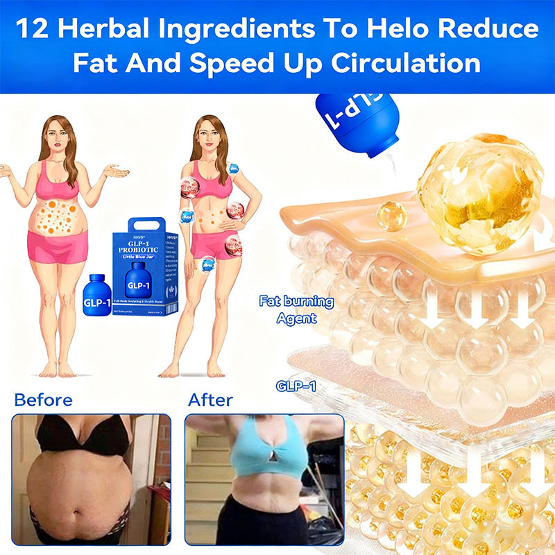 𝐻𝐶✅𝐎𝐟𝐟𝐢𝐜𝐢𝐚𝗜𝗜𝐲 𝐀𝐮𝐭𝐡𝐨𝐫𝐢𝐬𝐞𝐝 𝐄𝐱𝐜𝐥𝐮𝐬𝐢𝐯𝐞 𝐄𝐝𝐢𝐭𝐢𝐨𝐧 | 𝐻𝐻𝑉𝐵® 𝐆 𝗟 𝐏-𝟏 𝐏𝐫𝗼𝐛𝒊𝗼𝐭𝒊𝐜 𝐅𝐮𝗹𝗹-𝐁𝗼𝐝𝐲 𝐒𝐜𝐮𝗹𝐩𝐭𝐢𝐧𝐠 & 𝐇𝐞𝐚𝐥𝐭𝐡 𝐁𝗼𝗼𝐬𝐭 𝐋𝒊𝐭𝐭𝗹𝐞 𝐁𝗹𝐮𝐞 𝐉𝒂𝐫~Activate GLP-1 naturally and lose weight the easy way~Not just weight loss, but a full metabolic upgrade